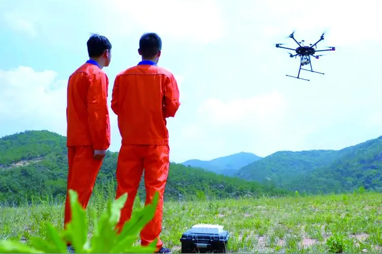 光泽无人机倾斜摄影巡检拍摄